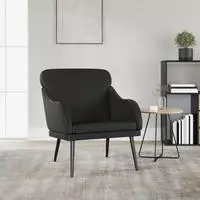 Sessel Schwarz 63x76x80 Cm Kunstleder - Vidaxl