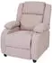 MCW Relaxsessel Glasgow Textil, creme-grau