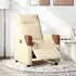 vidaXL Elektrischer Relaxsessel Stoff Creme (3323994)