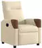 vidaXL Elektrischer Relaxsessel Stoff Creme (3323994)
