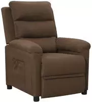 vidaXL Relaxsessel Braun Stoff