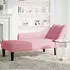vidaXL Chaiselongue mit rechter Armlehne, Samt, Rosa (4009795)