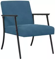 vidaXL Sessel Blau 59 x 75 x 78 cm Samt