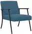 vidaXL Sessel Samt Blau 59x75x78cm