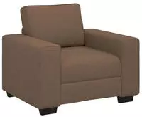 vidaXL Sessel Braun 100x77x82 cm Stoff