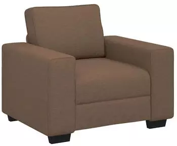 vidaXL Sessel Stoff Braun 100x77x82cm (4105150)