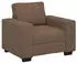 vidaXL Sessel Stoff Braun 100x77x82cm (4105150)