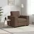 vidaXL Sessel Stoff Braun 100x77x82cm (4105150)