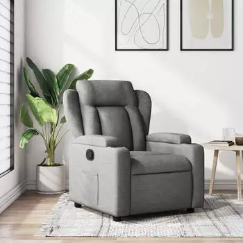 vidaXL Relaxsessel Dunkelgrau Stoff (3205565)