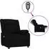 vidaXL Relaxsessel Elektrisch Schwarz Stoff 82x93x96 cm (3143569)
