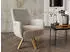 Fun Möbel Valerie Drehsessel Stoff Velvet Beige (Valerie)