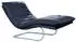 Willi Schillig daily dreams Relaxliege Leder Waffelkissen-Optik, blau (Z59)
