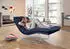 Willi Schillig daily dreams Relaxliege Leder Waffelkissen-Optik, blau (Z59)