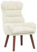 vidaXL Sessel Creme 69 x 74 x 93 cm Samt
