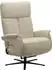 sit&more Triple Seven Xtra Large TV-Sessel Polyester beige, bis 200kg, Kopfteil- & Drehfunktion