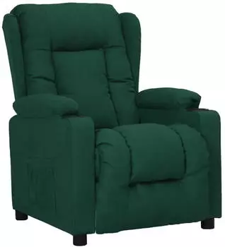 vidaXL Relaxsessel Dunkelgr&uuml;n Stoff (339054)