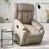vidaXL Relaxsessel mit elektrischer Aufstehhilfe Cappuccino Kunstleder (3205284)