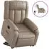 vidaXL Relaxsessel mit elektrischer Aufstehhilfe Cappuccino Kunstleder (3205284)