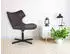 CLP Welland Loungesessel Kunstleder Metallgestell, braun (317804)