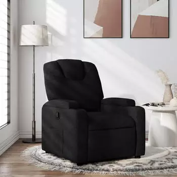vidaXL Relaxsessel Stoff Schwarz (3205510)