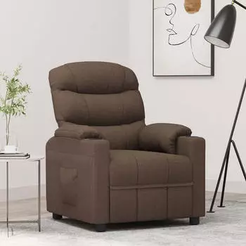 vidaXL Relaxsessel Stoff Braun (348074)