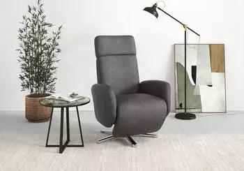 sit&more Grenoble TV-Sessel mit Kopfteilverstellung, anthrazit (50609137-0)