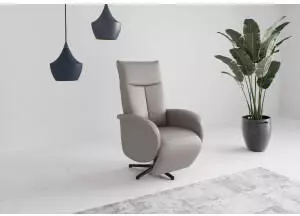 sit&more Juma TV-Sessel Drehfunktion, Kopfteilverstellung, 2 Motoren, light grau (26798366-0)