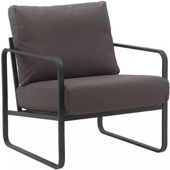 CLP Manea Relaxsessel Polstersessel Kunstleder/Textil Braun