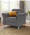 sit&more Arngast Sessel Federkern, Kopfteilverstellung, Mikrofaser, steel