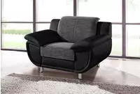 TRENDMANUFAKTUR Sessel "Rondo 3, Loungesessel" wahlweise mit komfortablem...