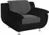 Trendmanufaktur Rondo 3 Loungesessel Kunstleder/Microfaser schwarz-weiß 121x85x94cm