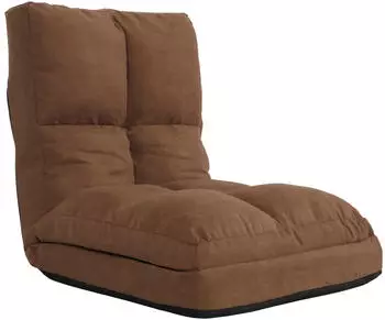 MCW N45 Bodensessel Klappsessel Samt, braun (MCW-N45)