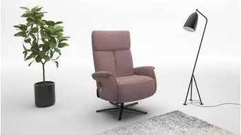 sit&more Triple Seven Xtra Large TV-Sessel Polyester aubergine, bis 200kg (Triple Seven XL)