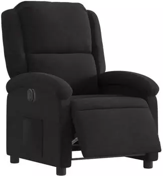 vidaXL Elektrischer Relaxsessel Stoff Schwarz (3204142)