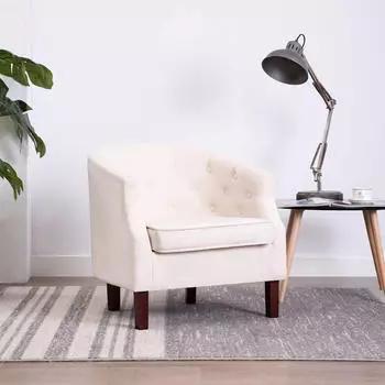 vidaXL Sessel Stoff Beige