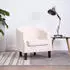 vidaXL Sessel Stoff Beige