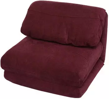 MCW MCW-E68 Schlafsessel Klappsessel Stoff bordeaux (94436)