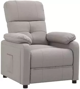 vidaXL Relaxsessel Stoff taupe