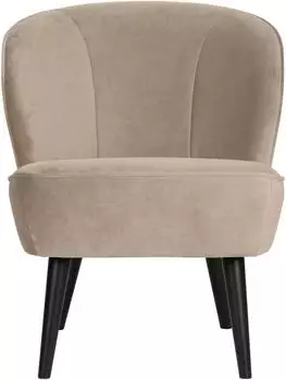 Livetastic Sessel Sara Samt, khaki, Birke (001883015111)