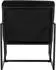 CLP Lounger Avon Sessel, Samt gesteppt, Metallgestell, schwarz (321208)