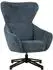 Mr. Deko Marconia Ohrensessel blau, 360° drehbar (BL62038)