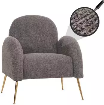 MCW Lounge-Sessel MCW-N69, Chenille, Nosagfederung, dunkelgrau (MCW-N69)