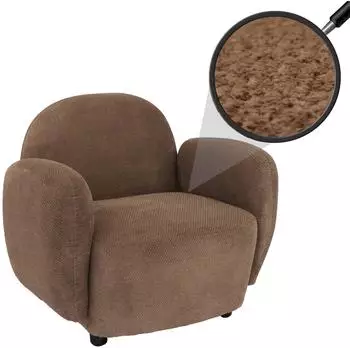 MCW Sessel P33-S Chenille-Stoff 330g/m² Braun (800001527461)