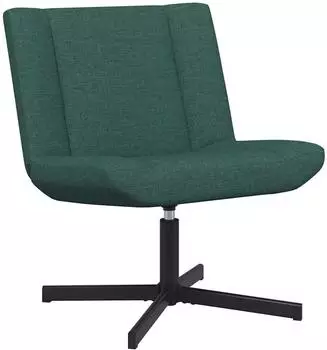 vidaXL Drehstuhl Stoff, dunkelgrün (63x75x76cm)