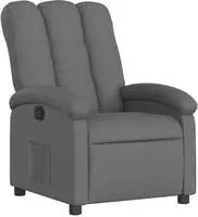 vidaXL Relaxsessel Dunkelgrau Stoff