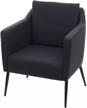 MCW Lounge-Sessel H93a Kunstleder, schwarz (MCW-H93a)