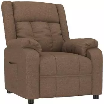 vidaXL Relaxsessel, Stoff, braun