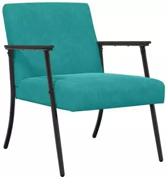 vidaXL Sessel T&uuml;rkis Samt 59x75x78cm