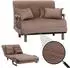 MCW Schlafsessel K29 Chenille 370g/m², braun (MCW-K29)