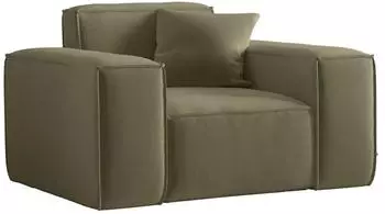 Fun M&ouml;bel CELES PREMIUM Sessel Velvet olivgr&uuml;n